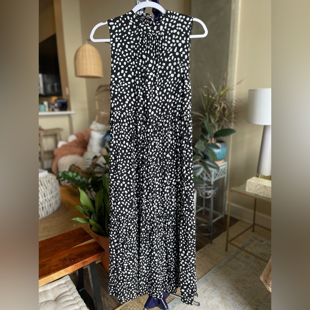 GIBSON sleeveless maxi dress.
